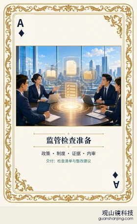 银行 Agent 图鉴扑克 ♦A 监管检查准备 牌面
