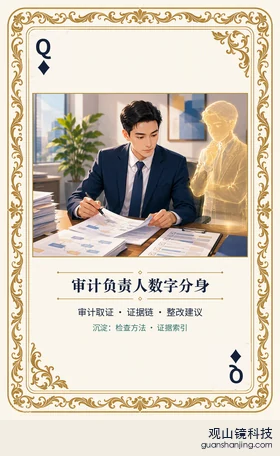 银行 Agent 图鉴扑克 ♦Q 审计负责人数字分身 牌面