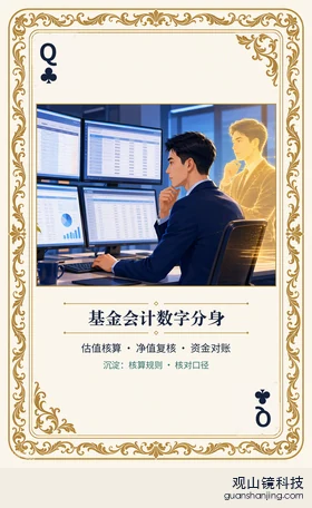 基金 Agent 图鉴扑克 ♣Q 基金会计数字分身 牌面