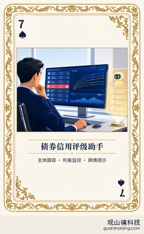 基金 Agent 图鉴扑克 ♠7 债券信用评级助手 牌面