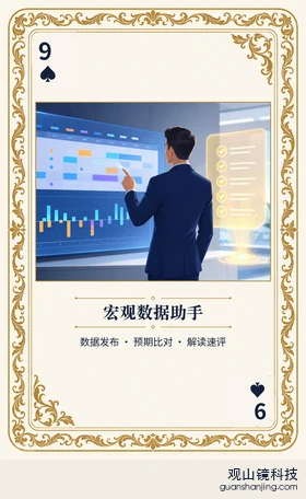 基金 Agent 图鉴扑克 ♠9 宏观数据助手 牌面