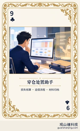 期货 Agent 图鉴扑克 ♣9 穿仓处置助手 牌面