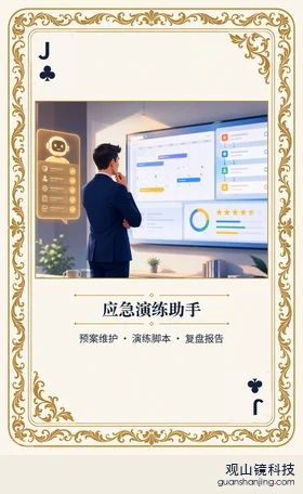 期货 Agent 图鉴扑克 ♣J 应急演练助手 牌面