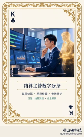 期货 Agent 图鉴扑克 ♣K 结算主管数字分身 牌面