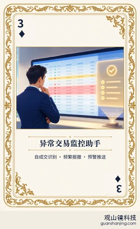 期货 Agent 图鉴扑克 ♦3 异常交易监控助手 牌面