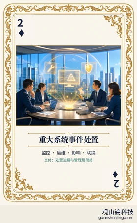 证券 Agent 图鉴扑克 ♦2 重大系统事件处置 牌面