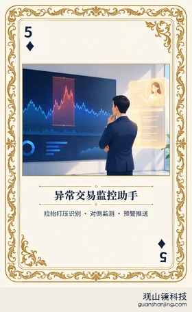 证券 Agent 图鉴扑克 ♦5 异常交易监控助手 牌面
